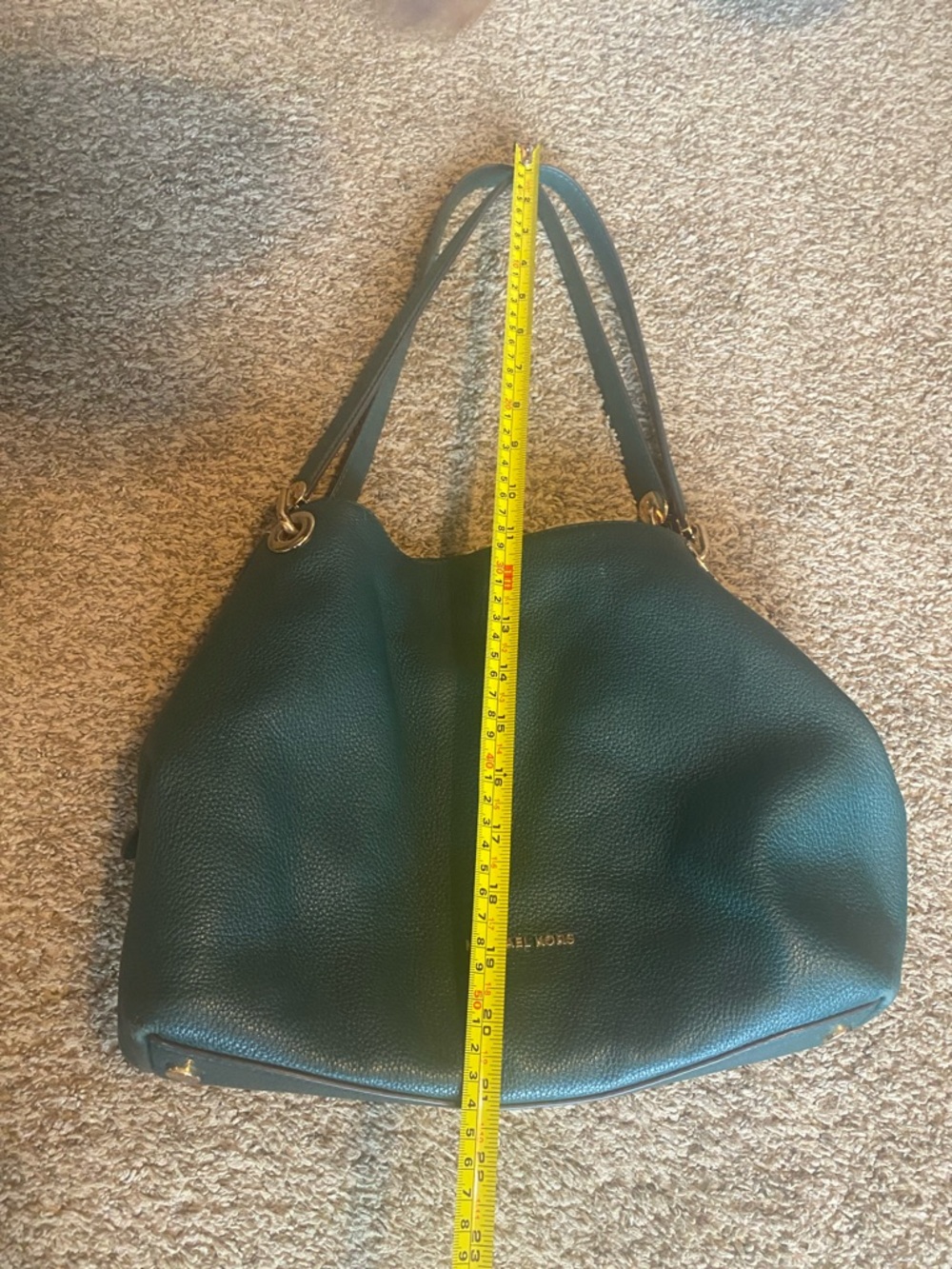 Michael Kors Raven Large Leather Shoulder Bag - Picture 7 of 7